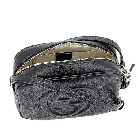 borsa gucci a tracolla nera gg|borse tracolla Gucci donna.